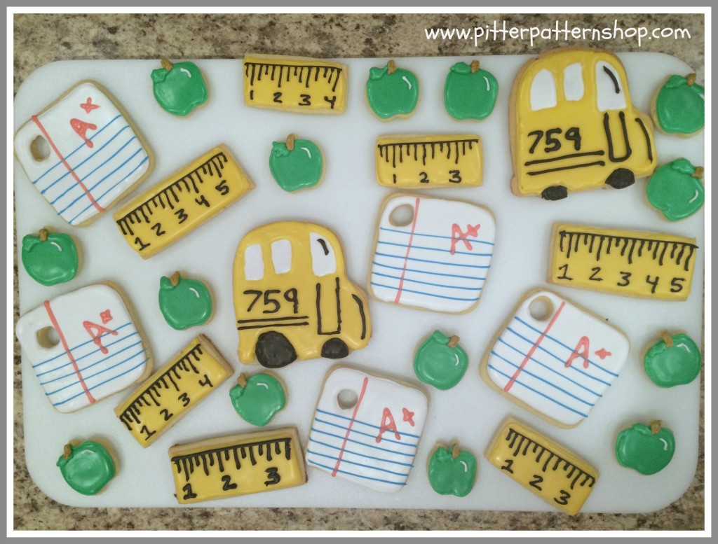 Back to school cookies